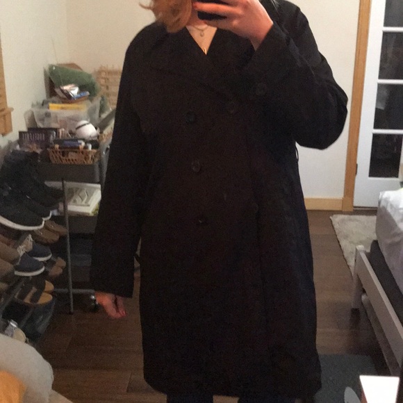 New York & Co Long Overcoat/ Trench Coat - Picture 2 of 5